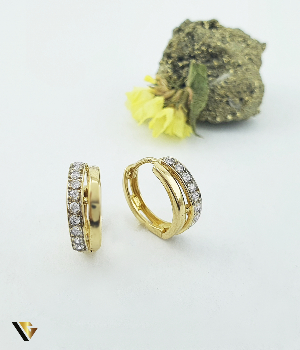Cercei Aur 14k, Zirconiu [1]