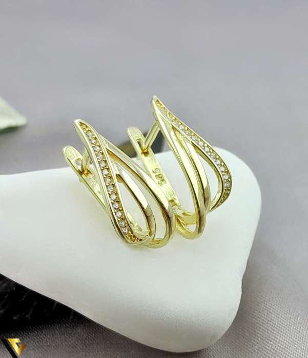 Cercei Aur 14k, Zirconiu [1]