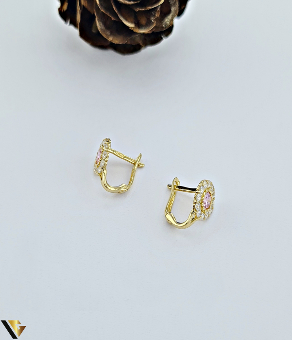 Cercei Aur 14k , Zirconiu [2]