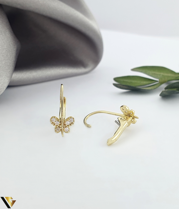 Cercei Aur 14K, Zirconiu [2]
