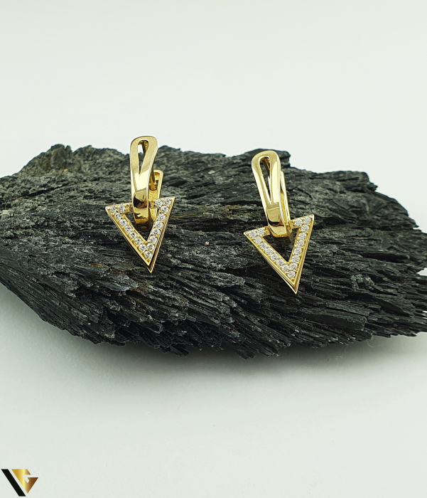 Cercei Aur 14K, Zirconiu [1]