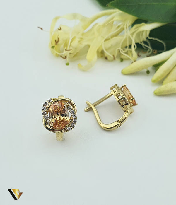 Cercei Aur 14k, Zirconiu [1]