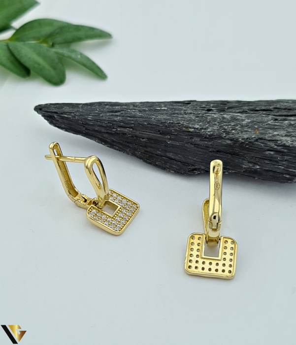 Cercei Aur 14k, Zirconiu [2]