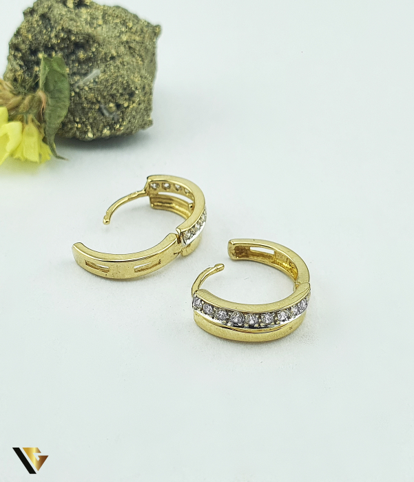 Cercei Aur 14k, Zirconiu [2]