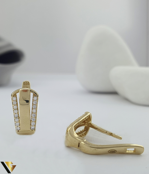 Cercei Aur 14K, Zirconiu [2]