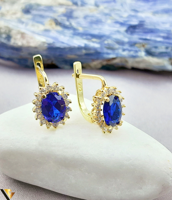 Cercei Aur 14k, Zirconiu [1]