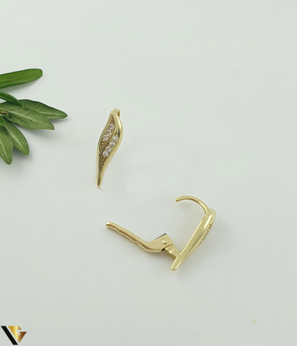 Cercei Aur 14K, Zirconiu [2]