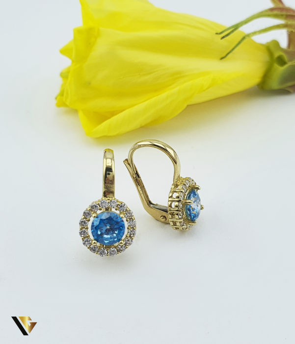 Cercei Aur 14k, Zirconiu [1]