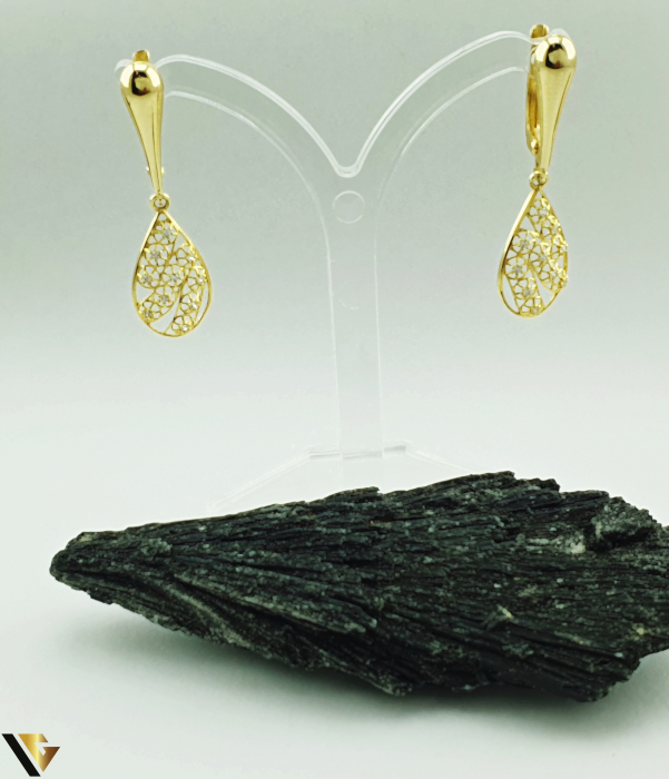 Cercei Aur 14K, Zirconiu [2]
