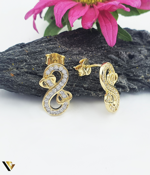 Cercei Aur 14k, Zirconiu [1]