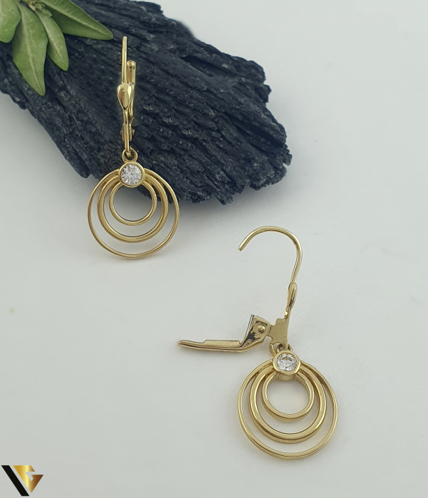 Cercei Aur 14K, Zirconiu [2]
