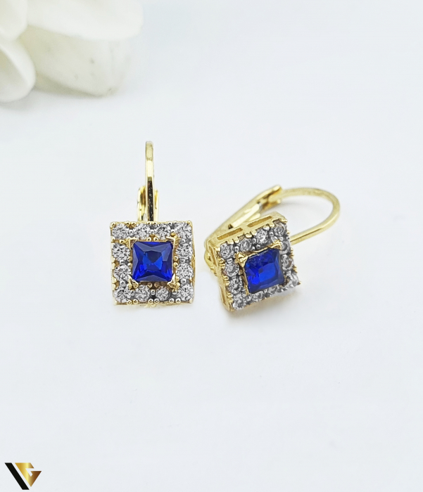 Cercei Aur 14k, Zirconiu [1]