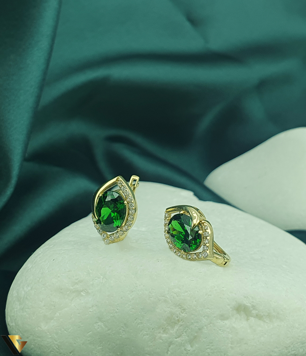 Cercei Aur 14K, Zirconiu [3]