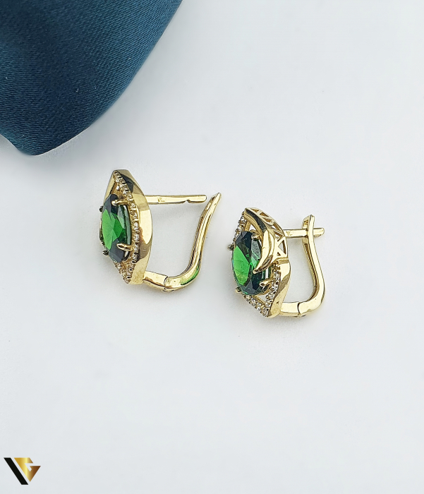 Cercei Aur 14k, Zirconiu [3]