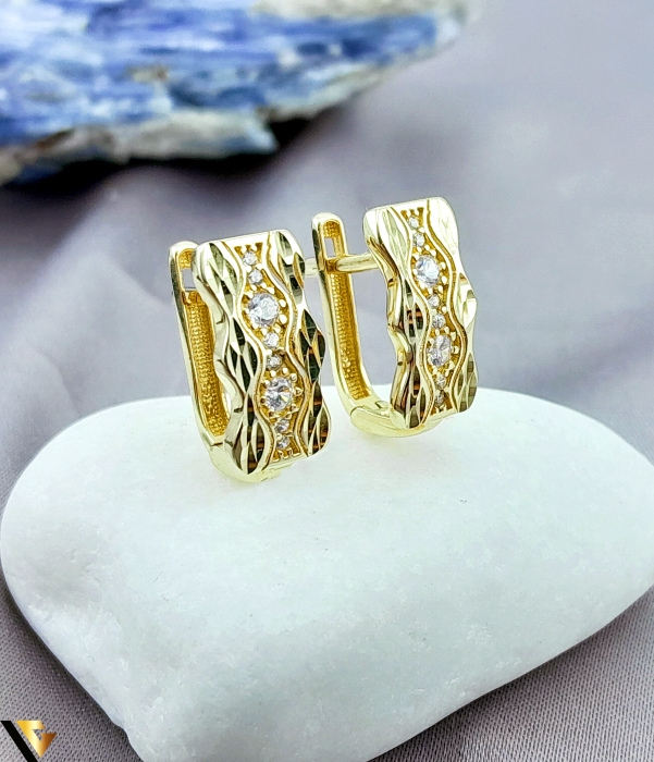 Cercei Aur 14k, Zirconiu [1]