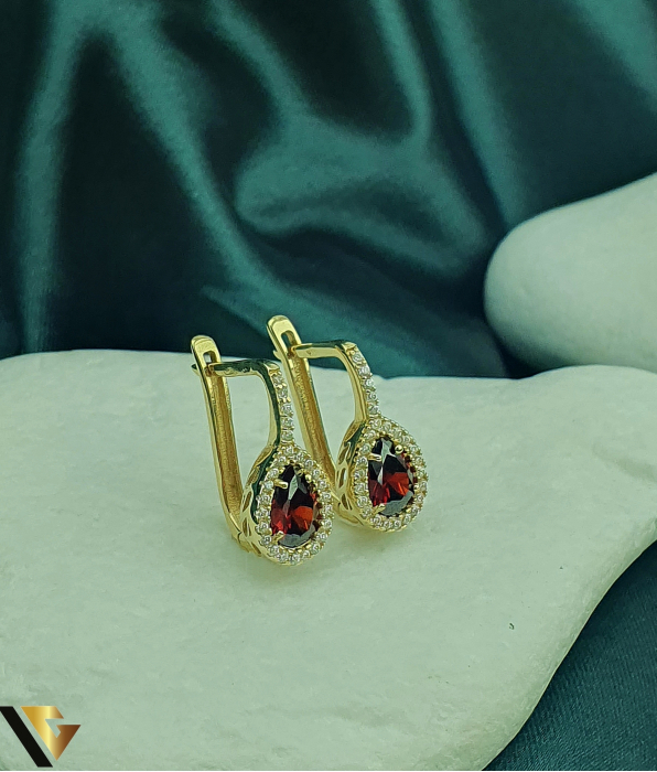 Cercei Aur 14K, Zirconiu [2]