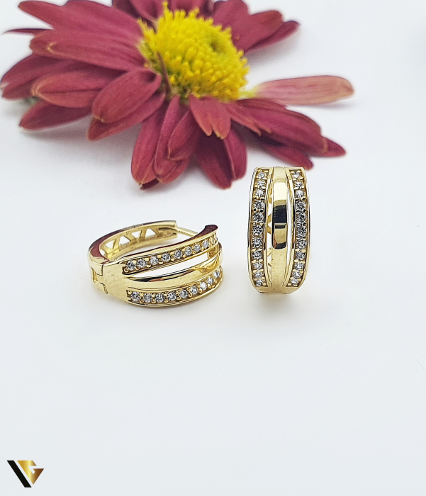 Cercei Aur 14k, Zirconiu [1]