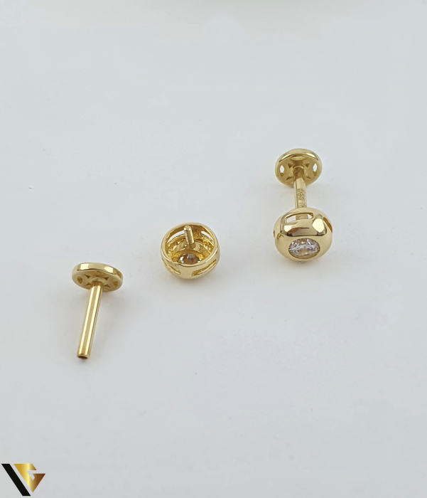 Cercei Aur 14K, Zirconiu [2]