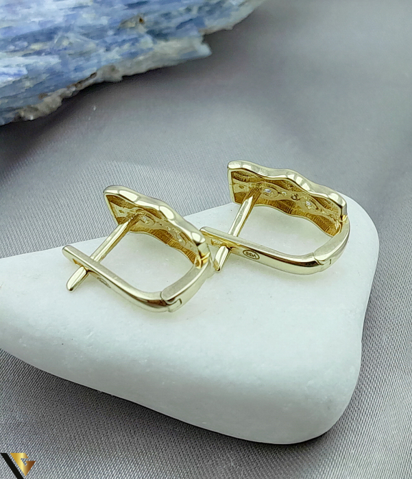 Cercei Aur 14k, Zirconiu [2]