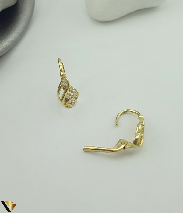 Cercei Aur 14K, Zirconiu [2]