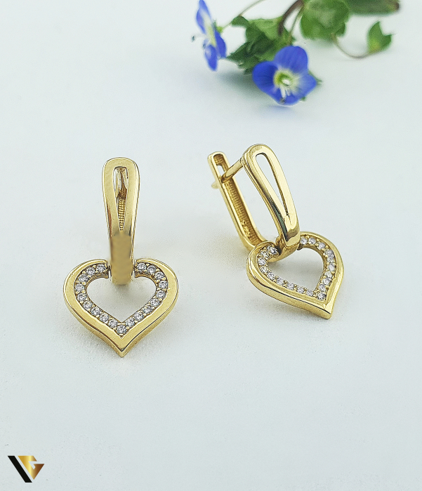Cercei Aur 14k, Zirconiu [1]