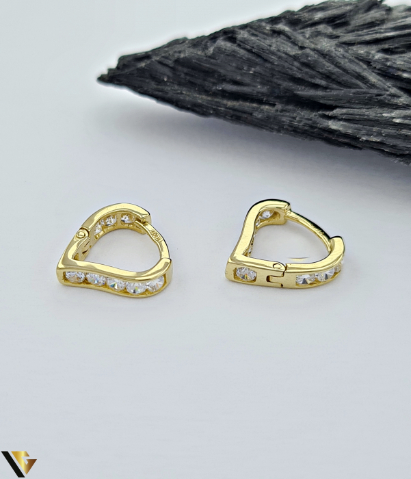 Cercei Aur 14k,Zirconiu [2]
