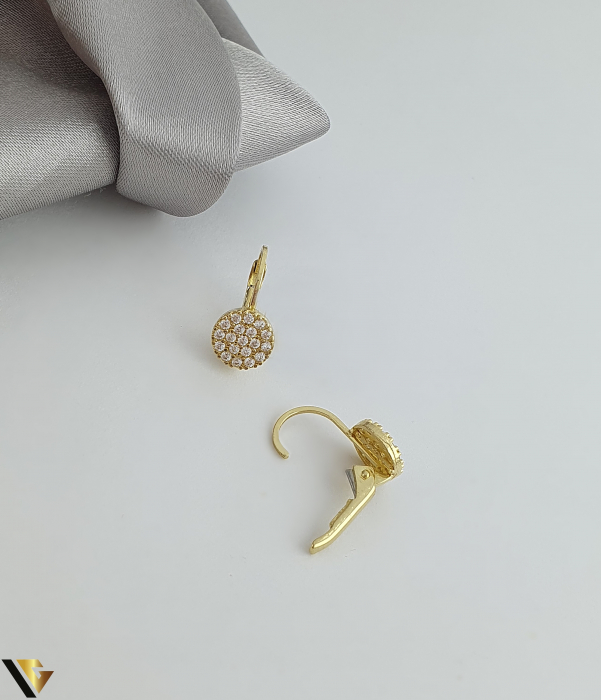 Cercei Aur 14K, Zirconiu [2]