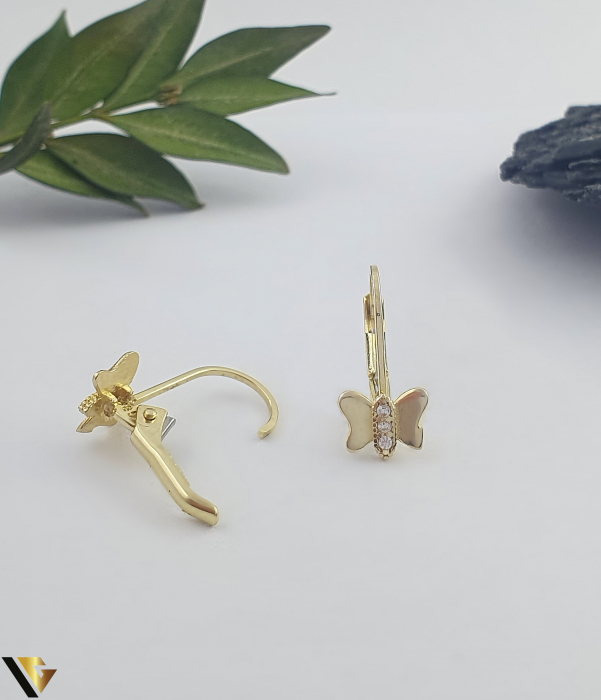 Cercei Aur 14K, Zirconiu [2]
