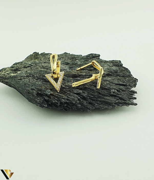 Cercei Aur 14K, Zirconiu [2]