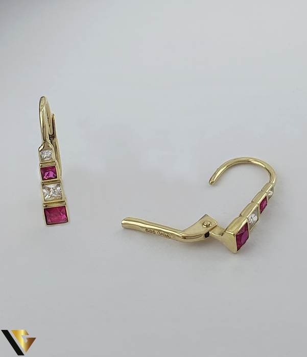 Cercei Aur 14K, Zirconiu [2]