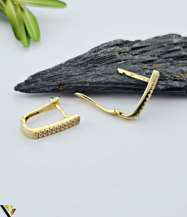 Cercei Aur 14k,Zirconiu [2]