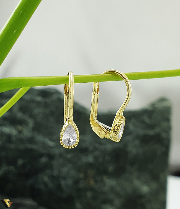 Cercei Aur 14k, Zirconiu [2]