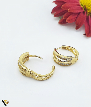 Cercei Aur 14k, Zirconiu [2]