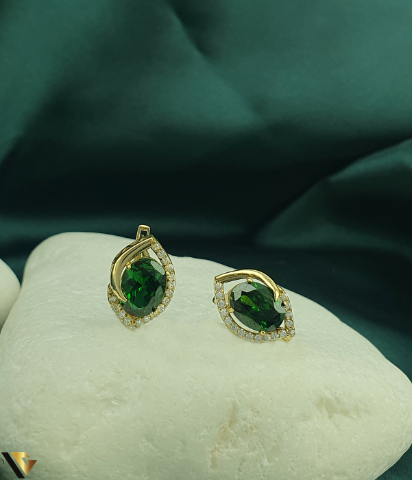 Cercei Aur 14K, Zirconiu [4]