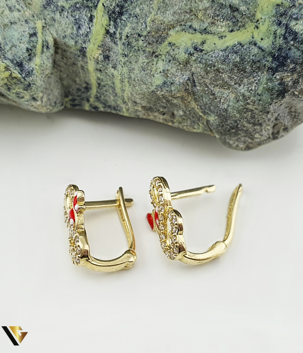 Cercei Aur 14k, Zirconiu [2]