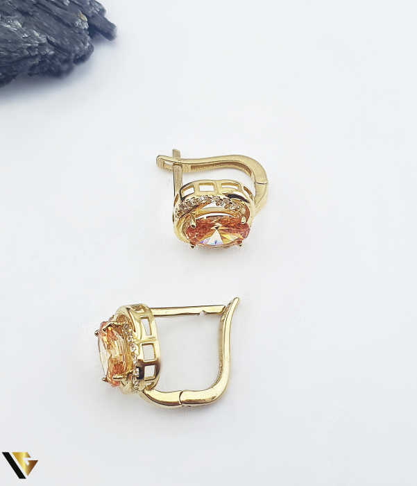 Cercei Aur 14k, Zirconiu [2]