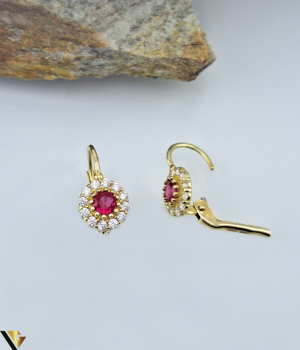 Cercei Aur 14k,Zirconiu [2]