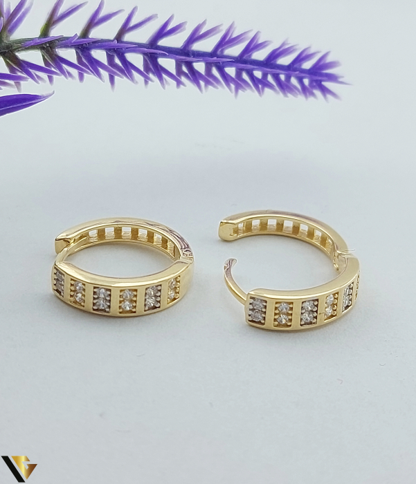 Cercei Aur 14K, Zirconiu [2]