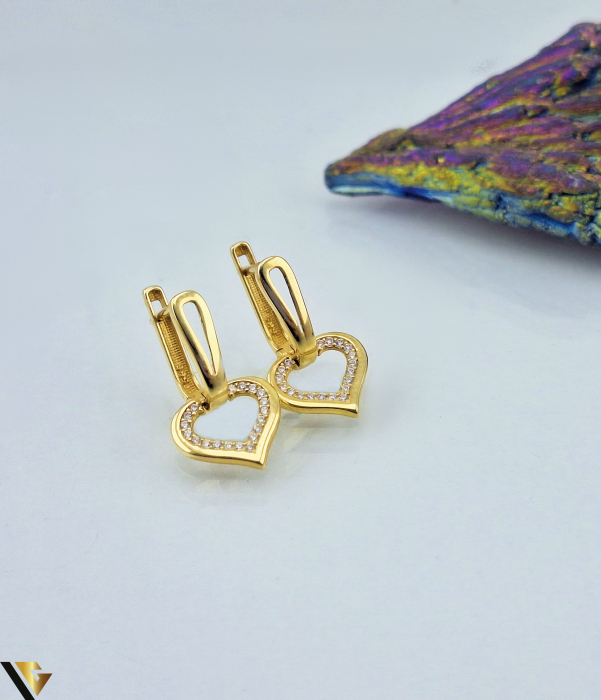 Cercei Aur 14k, Zirconiu [1]