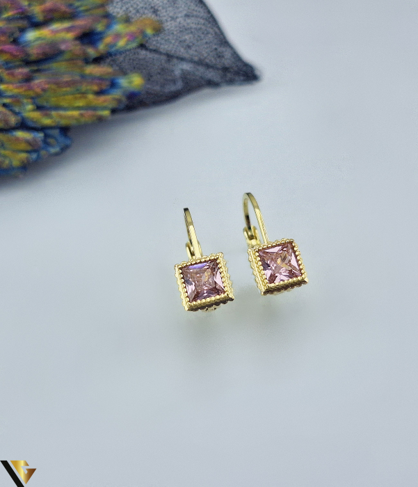 Cercei Aur 14K, Zirconiu [2]