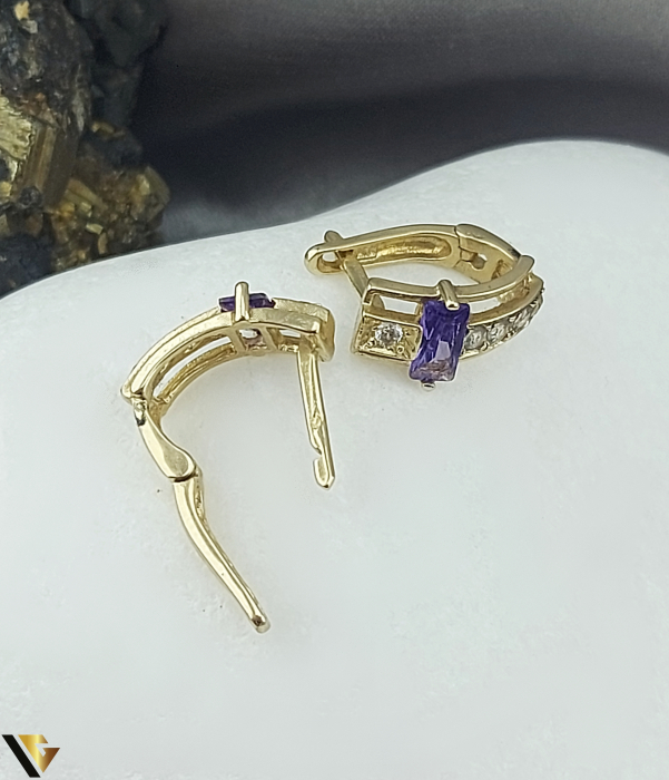 Cercei Aur 14K, Zirconiu [2]