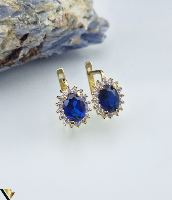 Cercei Aur 14k, Zirconiu [1]