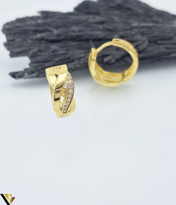 Cercei Aur 14K, Zirconiu [1]