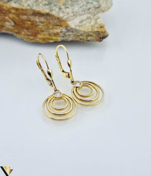 Cercei Aur 14K, Zirconiu [1]