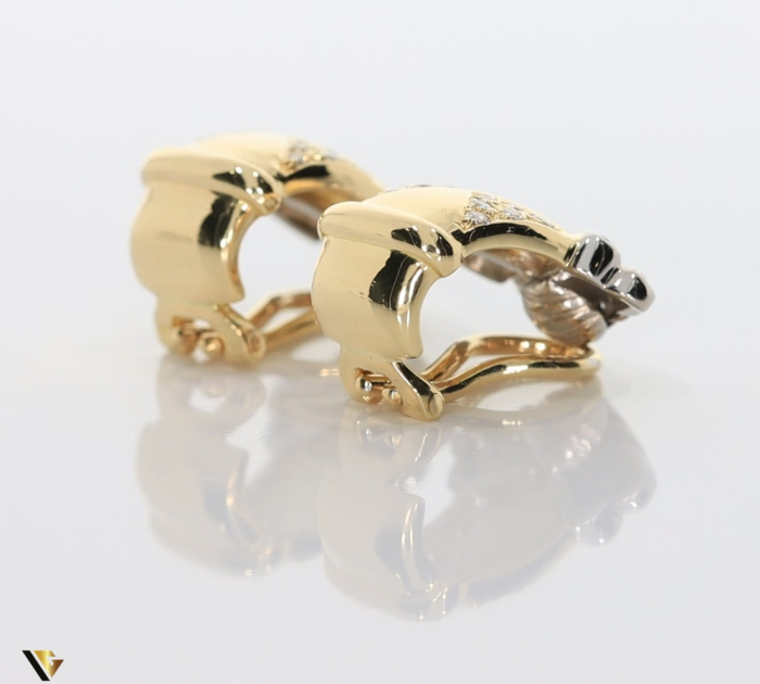 Cercei Aur 18k, Diamante 0.43 ct [4]