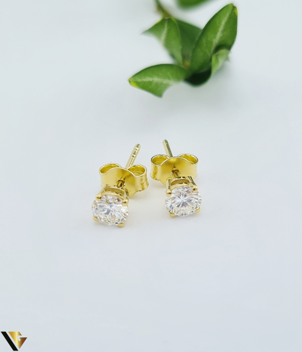 Cercei Aur 18k, Diamante 0.59 ct [1]