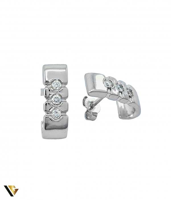 Cercei Aur 18k, Diamante de aprox. 0.24 ct in total [3]