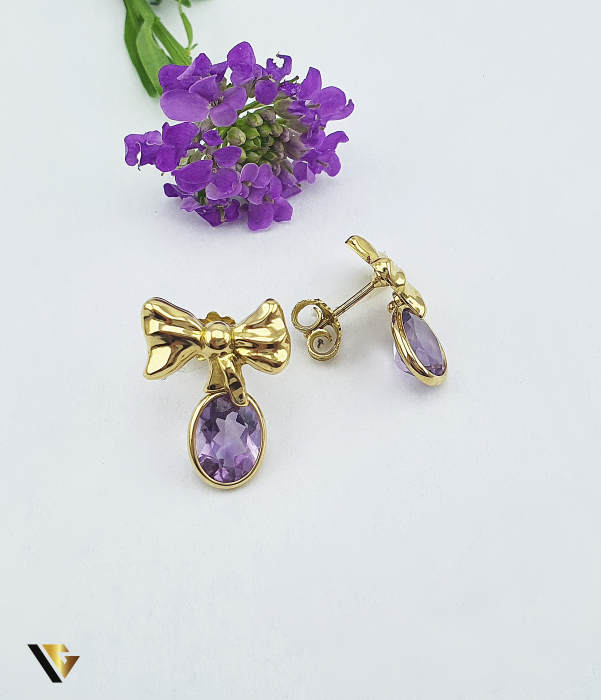 Cercei Aur 18k, Zirconiu [1]