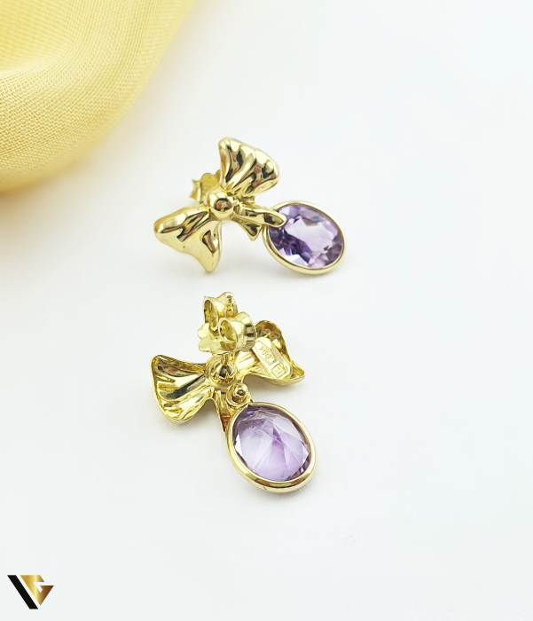 Cercei Aur 18k, Zirconiu [2]