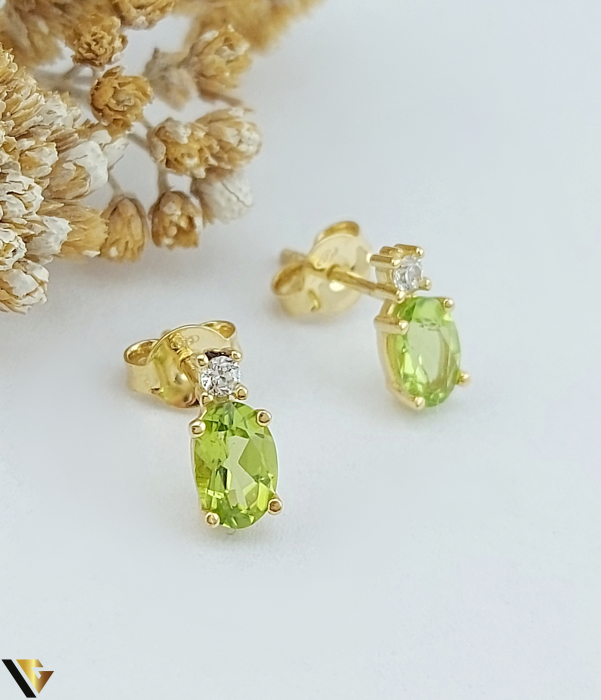 Cercei Aur 9k, Peridot [2]